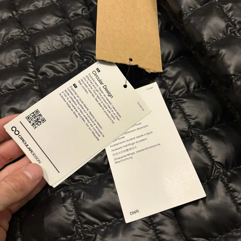 NEW The North Face Thermoball Hooded Jacket Black Men's XL NFOA8D1N $250 NWT